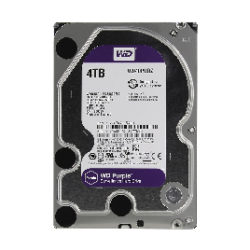 Жёсткий диск для видеонаблюдения, Western Digital, WD40PURZ Purple, HDD 4Tb, SATA 6Gb/s 64Mb 3,5